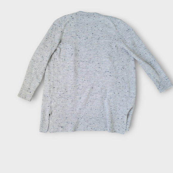 Madewell Donegal Kent Open Cardigan Speckled Wool Blend Cardigan Sweater Sz XS - Picture 6 of 9